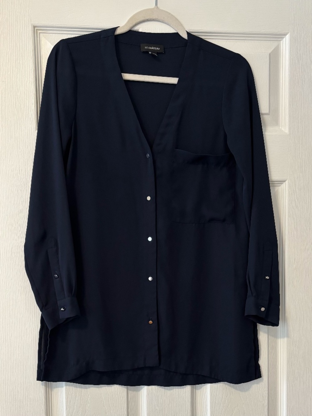 Le Chateau Navy Blue blouse - XXS